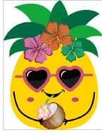 Pineapple Pinatas Bundle with a Blindfold and Bat (15.4x13x4 Inches), Perfect for boys and girls