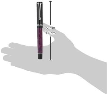 Conklin Duragraph Fountain Pen Purple Nights - Medium Nib, Elegant Writing Instrument with Rich