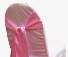 MDS Pack of 200 PCS Satin Chair Sashes Charmeuse Sateen Dining Chair Bows Ribbon Ties Back Sash for
