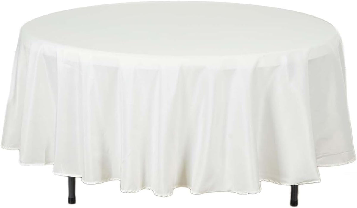 Efavormart Round Tablecloth, 108 Inch Stain & Wrinkle Resistant Washable Table Cloth, Decorative