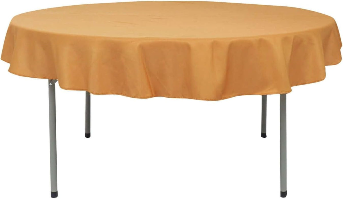 Efavormart Round Tablecloth, 70 Inch Stain & Wrinkle Resistant Washable Table Cloth, Decorative