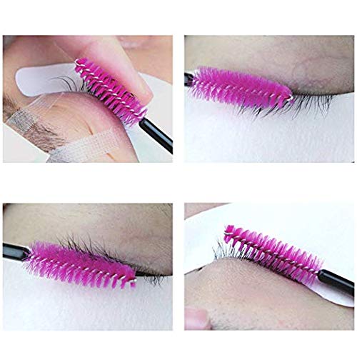G2PLUS 300PCS Eyelash Brush, Disposable Mascara Wands Applicator Makeup Tools, Eyebrow Spoolies