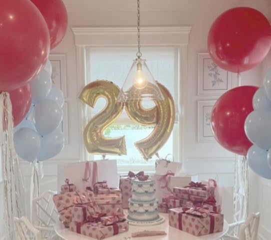 Big Light Gold 40 Inch 9 Balloon Number, Jumbo Giant 9th 19 29 39 49 99 Birthday Party Decorations
