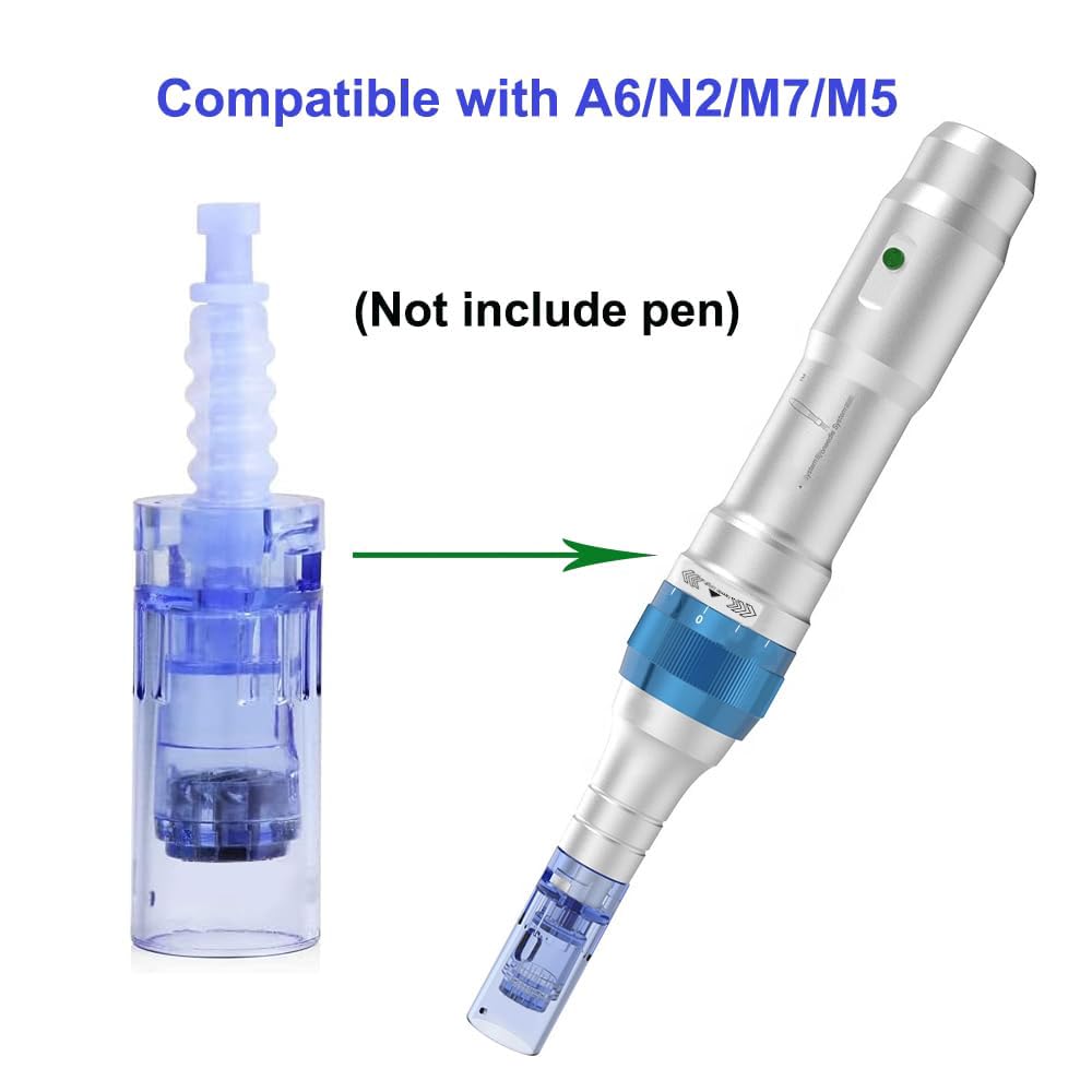 HOKYNATI Microneedling Pen Cartridges, 36 Pin Bayonet Needles, Compatible with Dr Pen A6 N2 M5 M7