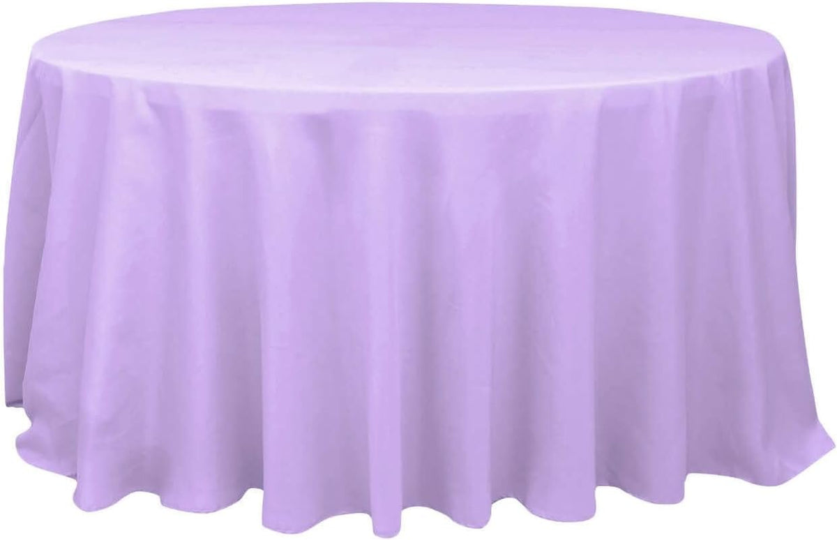 Efavormart Round Tablecloth, 132 Inch Stain & Wrinkle Resistant Washable Table Cloth, Decorative