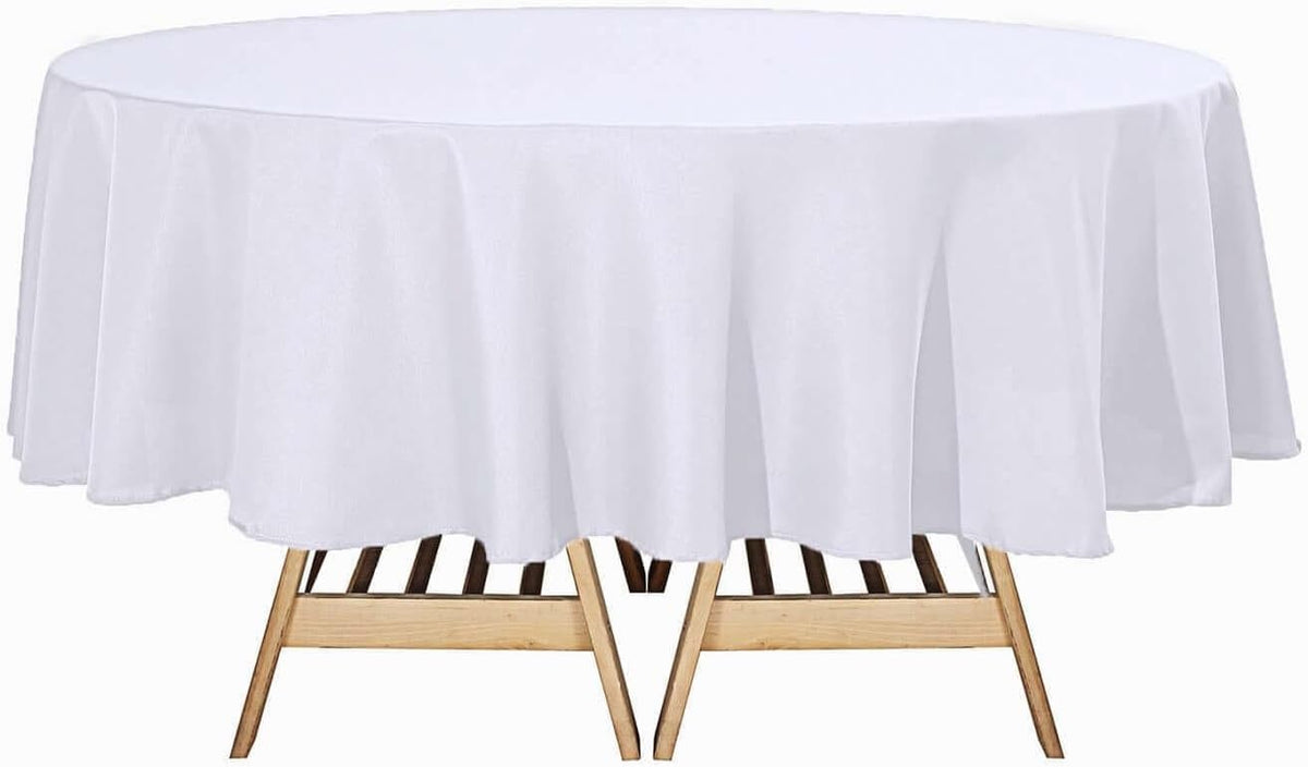 Efavormart Round Tablecloth, 90 Inch Stain & Wrinkle Resistant Washable Table Cloth, Decorative