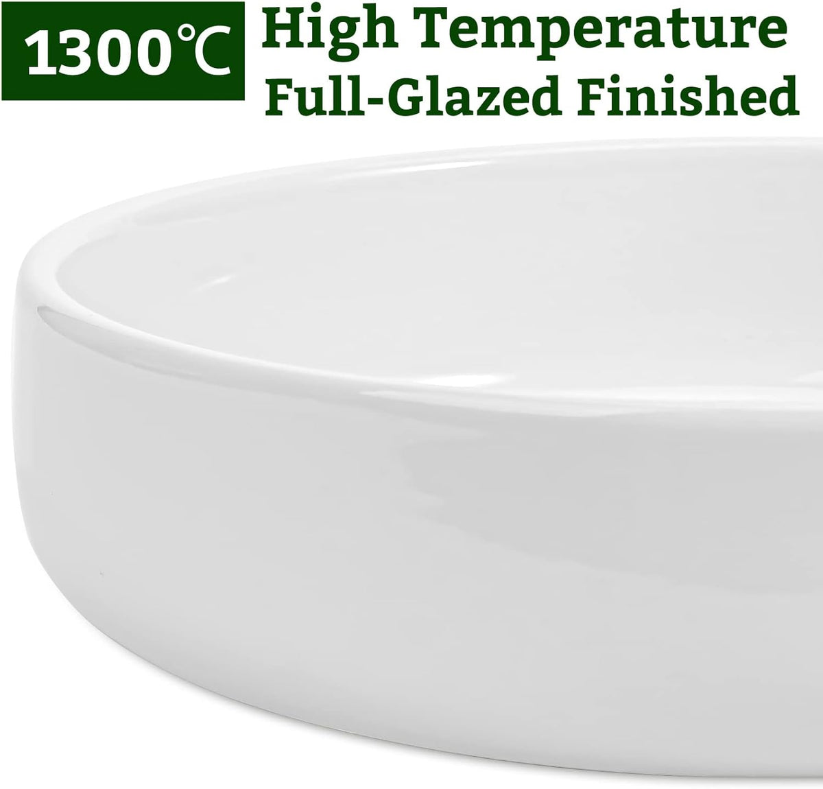 ZOUTOG Succulent Pots,6 Inch Succulent Planters with Drainage and Tray,White Ceramic Planters for