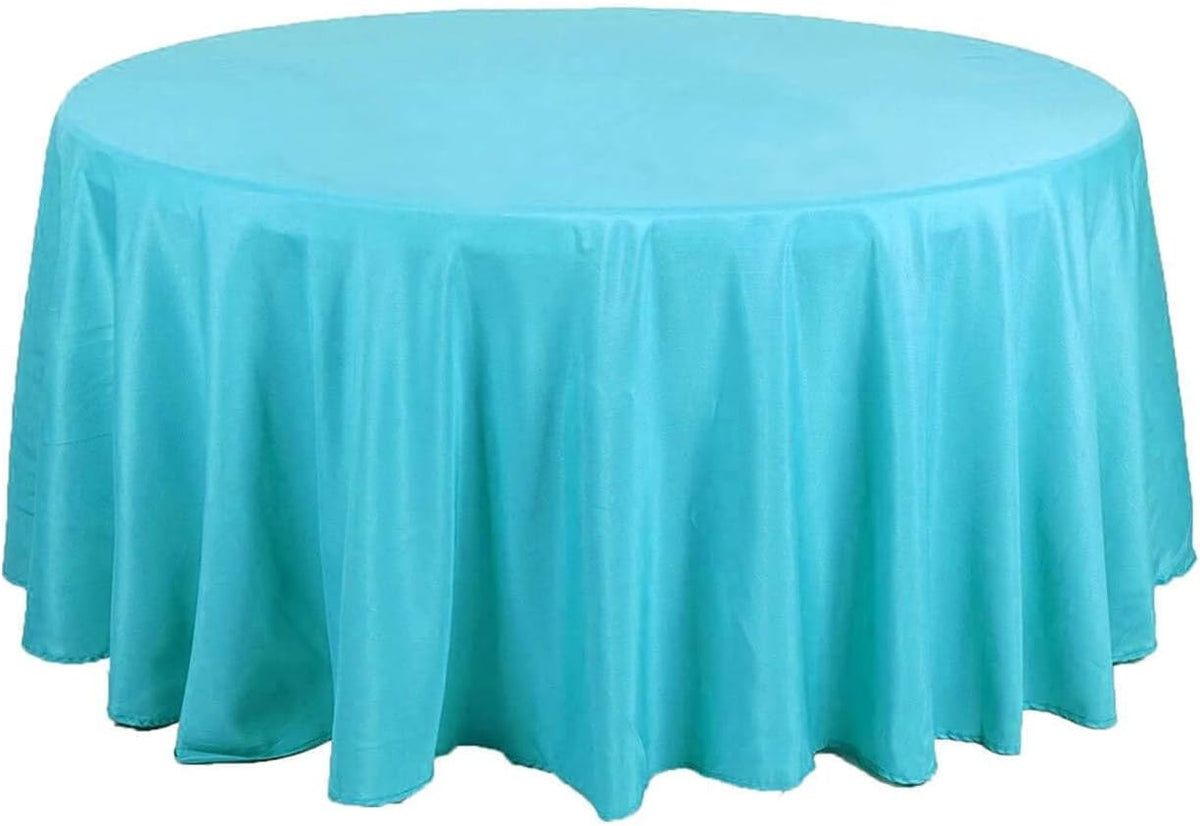 Efavormart Round Tablecloth, 108 Inch Stain & Wrinkle Resistant Washable Table Cloth, Decorative