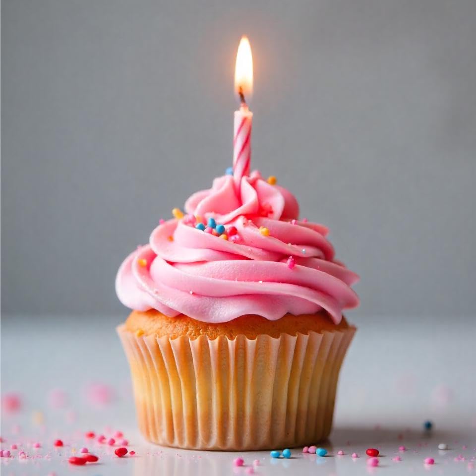 Cwise 280-Count Birthday Candles Bulk Pack with Holders – Spiral Cake & Cupcake Candles