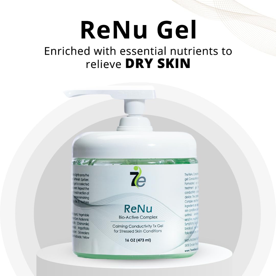 7eWellness Myolift ReNu Conductive Gel for Microcurrent, Renu Microcurrent Conductive Gel for Face
