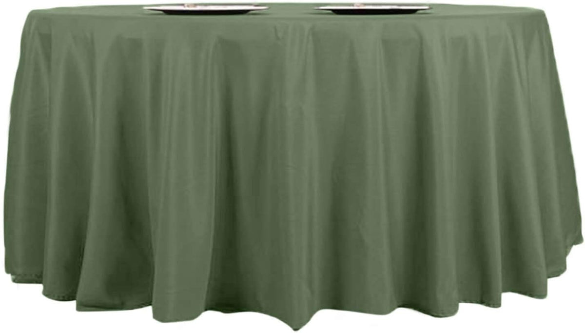 Efavormart Round Tablecloth, 108 Inch Stain & Wrinkle Resistant Washable Table Cloth, Decorative