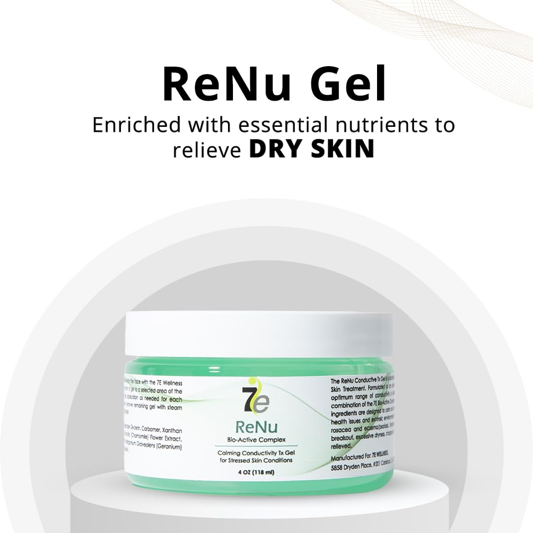 7eWellness Myolift ReNu Conductive Gel for Microcurrent, Renu Microcurrent Conductive Gel for Face