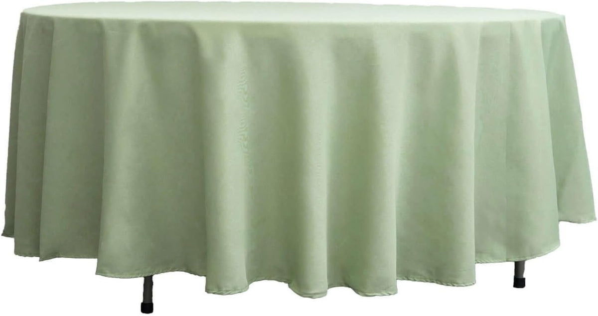 Efavormart Round Tablecloth, 108 Inch Stain & Wrinkle Resistant Washable Table Cloth, Decorative