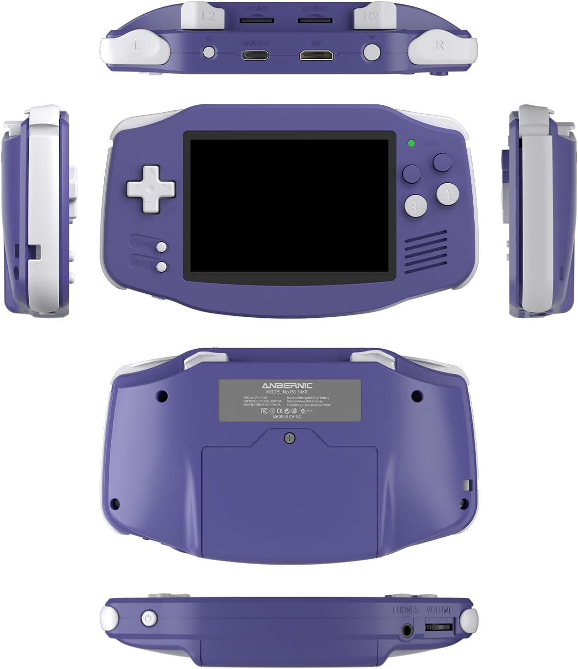 RG34XX Retro Handheld Game Consoles RG34XX Classic Retro Gaming Console 32+64G Card Preloaded Games