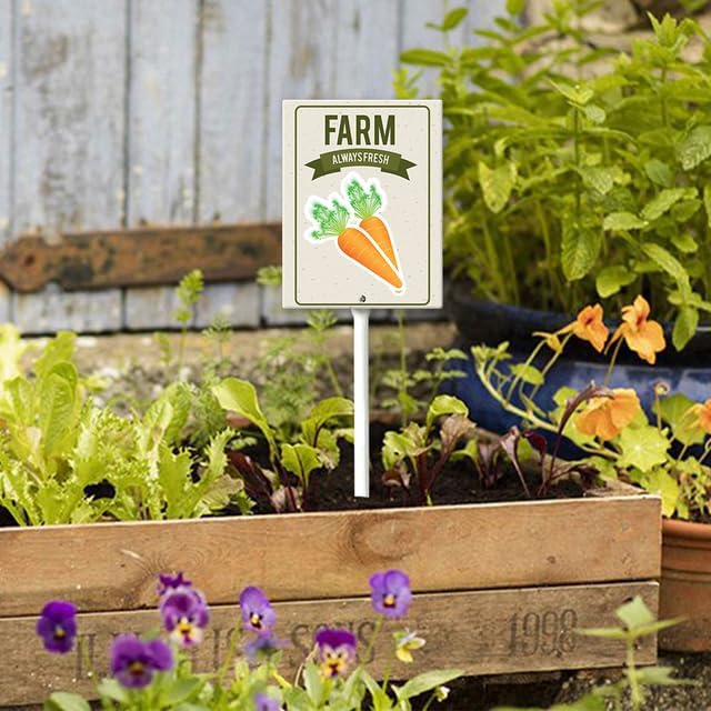 Eveokoki Aluminum Seed & Plant Labels - Plant Markes for Seedlings-Plant Tags for Pots - Garden