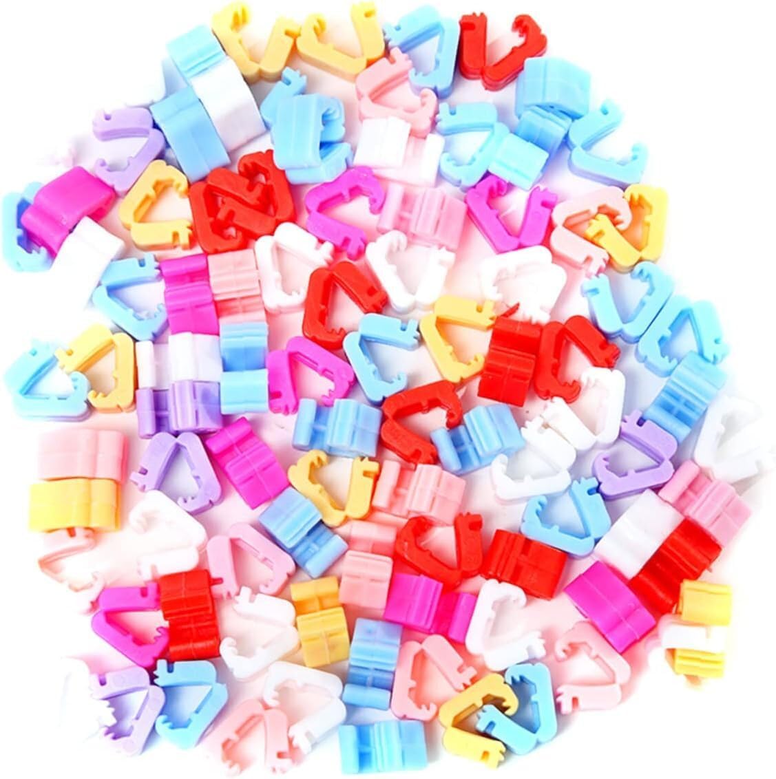 PMU Balloon Accessories for Mylar and Latex Balloons Multicolor Balloon Clips No Tying Needed Clips