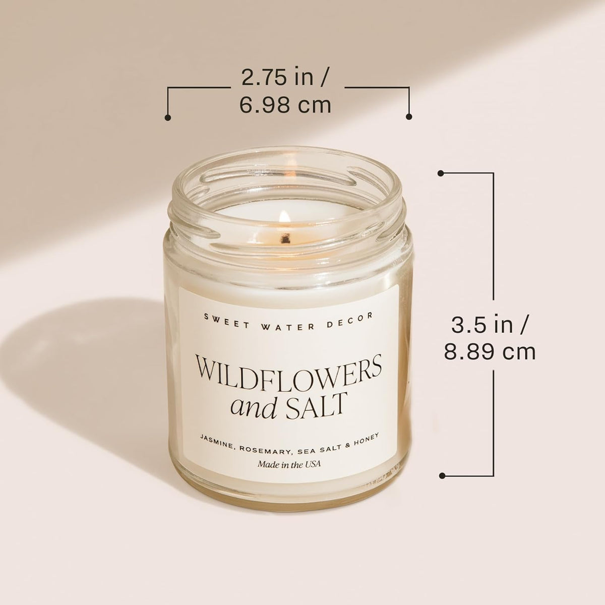 Sweet Water Decor Cozy Season Candle - Woods, Warm Spice, and Citrus Autumn Scented Soy Candles for