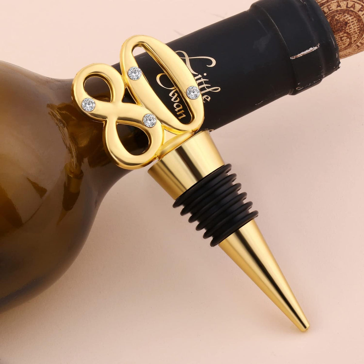 12 Pack 80th Birthday Favors For Guests 80 Years Old Wine Bottle Stoppers With Gift Box For 80th