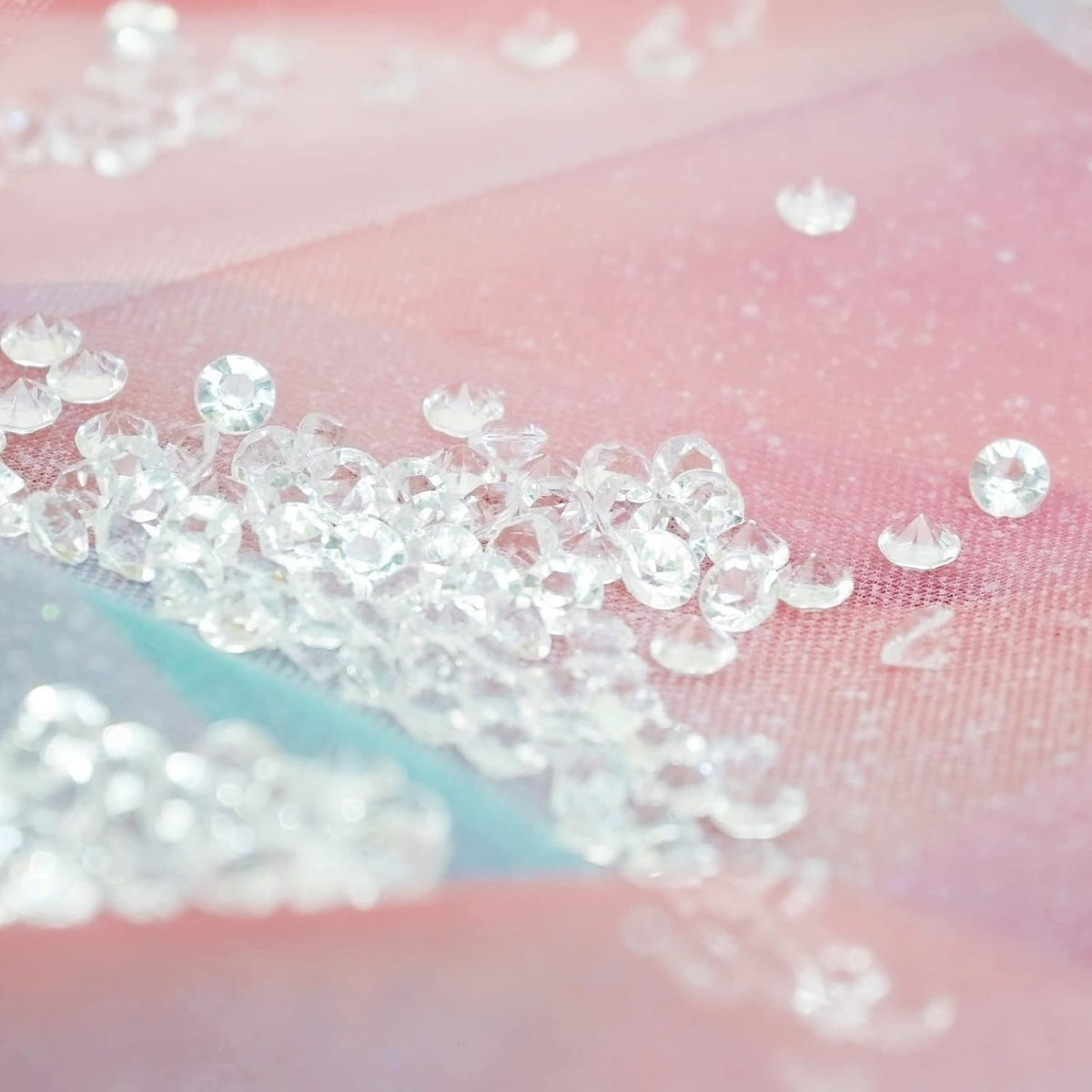 Fake Diamond, 6000PCS 6mm Clear Acrylic Diamonds Crystals Gems for Vase Fillers,Table Scatter