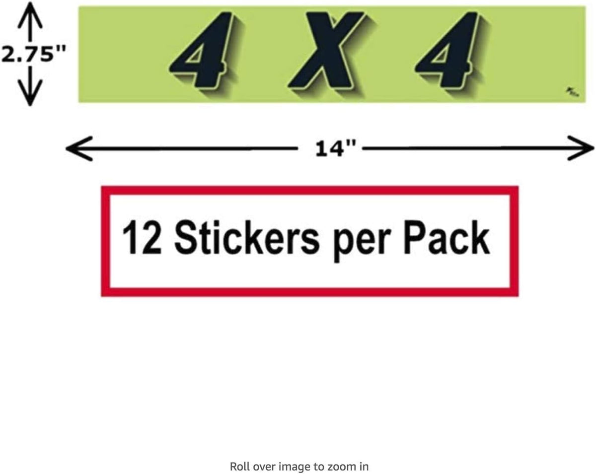 Ez-line Vinyl Windshield Stickers 3 Dozen 15 Inch Chartreuse Slogan Dealership Pro Pack for Car