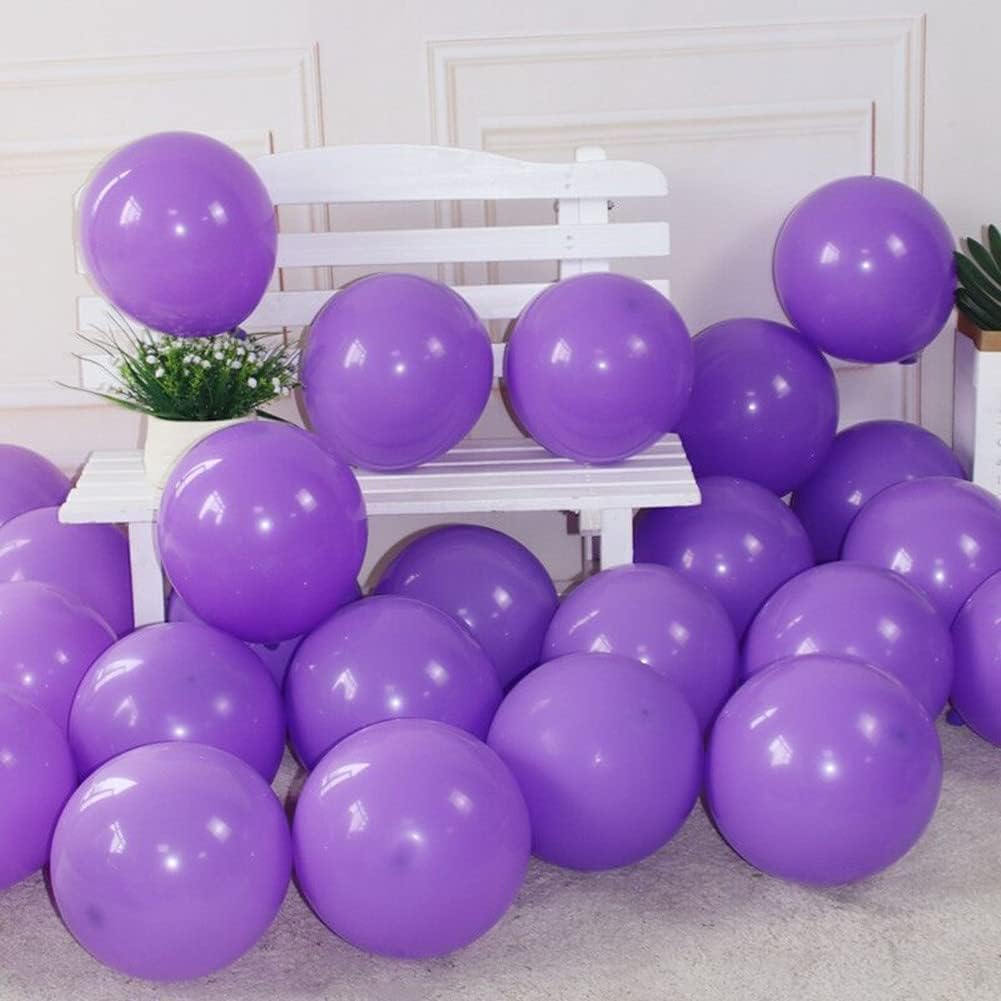 400 Pack Purple Balloons 5 Inch Purple Small Ballons Quality Latex Matte Balloons Helium Balloon