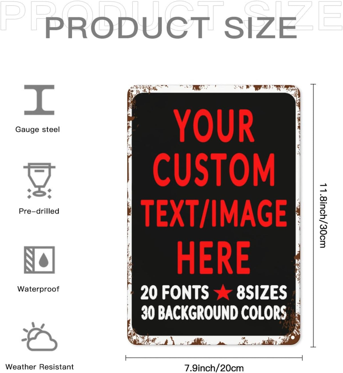 Custom Sign Personalized Custom Metal Sign, Customize For Office, Business, Workplace, Office