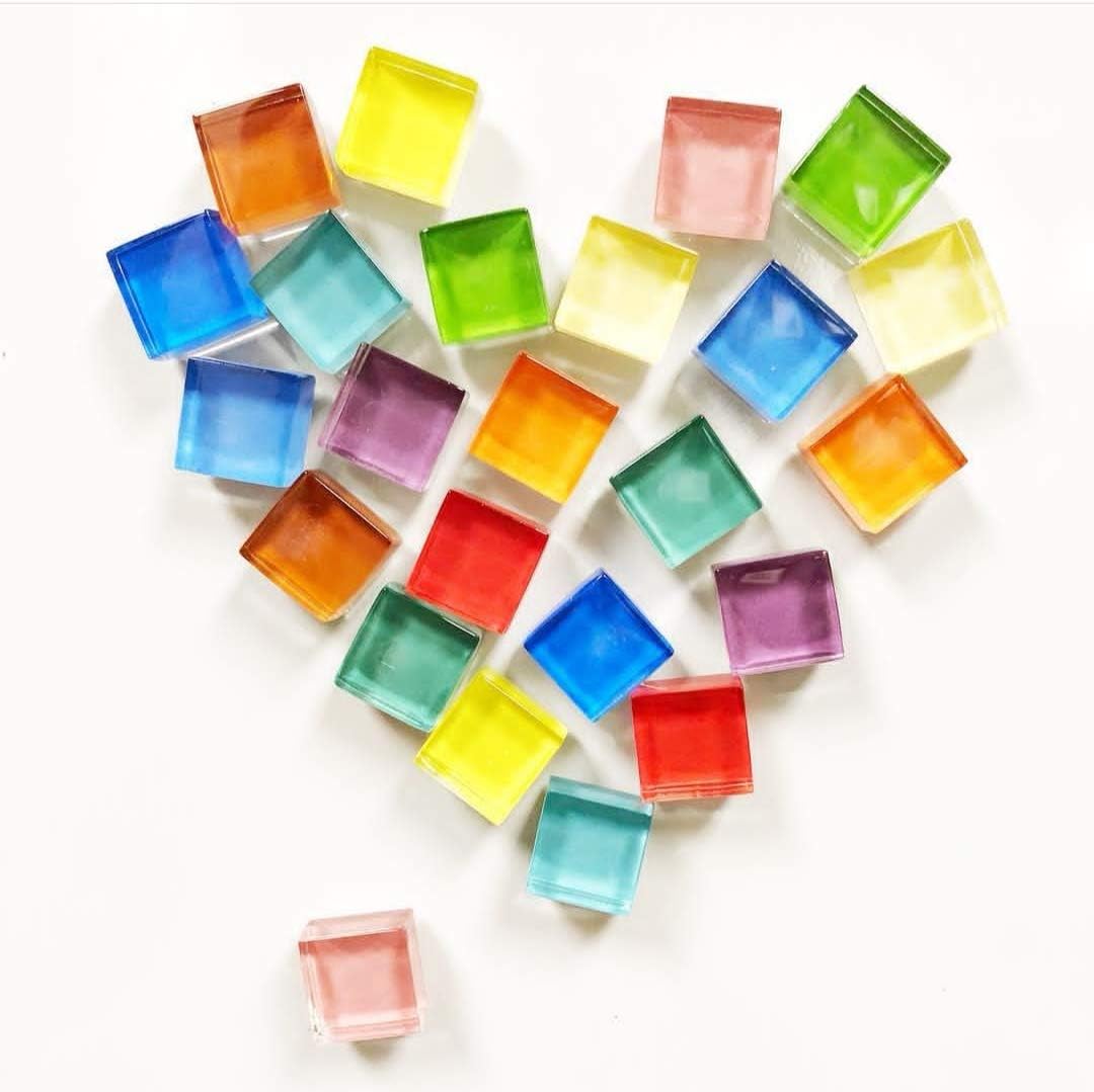 48 Refrigerator Magnets Cute Fridge Magnets for Whiteboard, Locker | Colorful Magnets Glass
