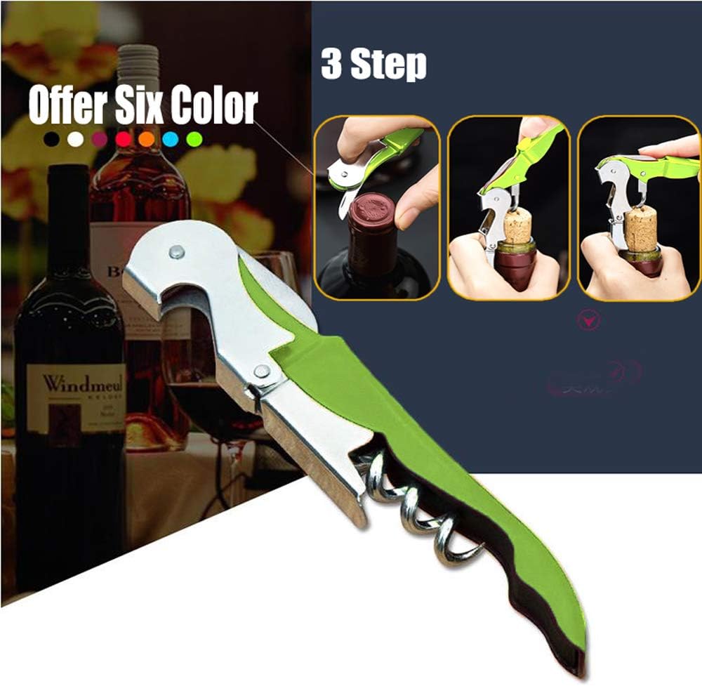 Professional Waiter Corkscrew Wine Openers Set (4 PCS),Upgraded With Heavy Duty Stainless Steel