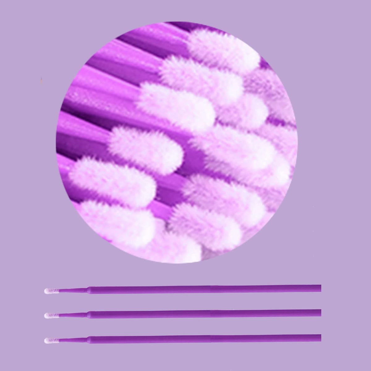 1200PCS Microswabs for Eyelash Extensions,Disposable Micro Applicators Brush for Cleaning and