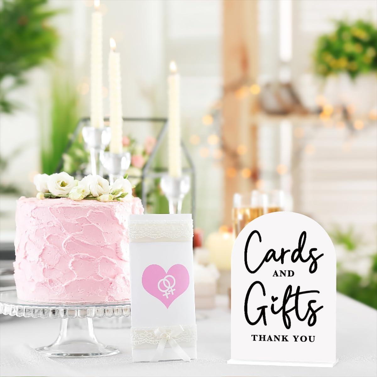 Acrylic Wedding Sign Cards and Gifts Sign for Wedding Wedding Signs for Ceremony Modern Calligraphy