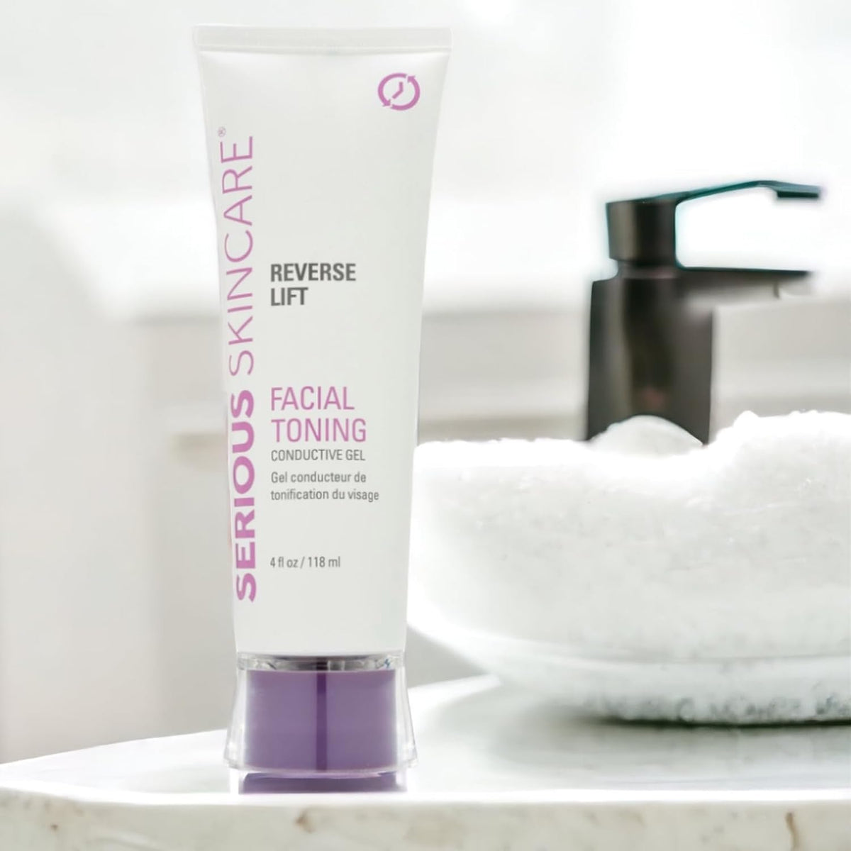 Collagen Based Conductive Activator Gel for Use with Face Microcurrent Toning, Body Contouring, RF