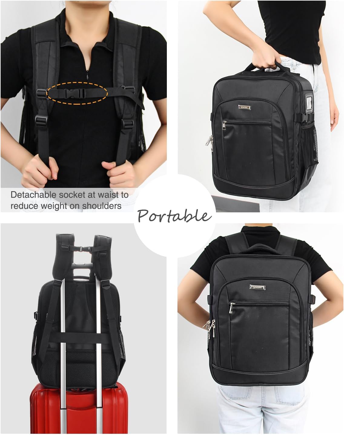 Makeup Backpack Makeup Artist Bag Professional Extra Large Cosmetic Bag Travel Train Case Storage