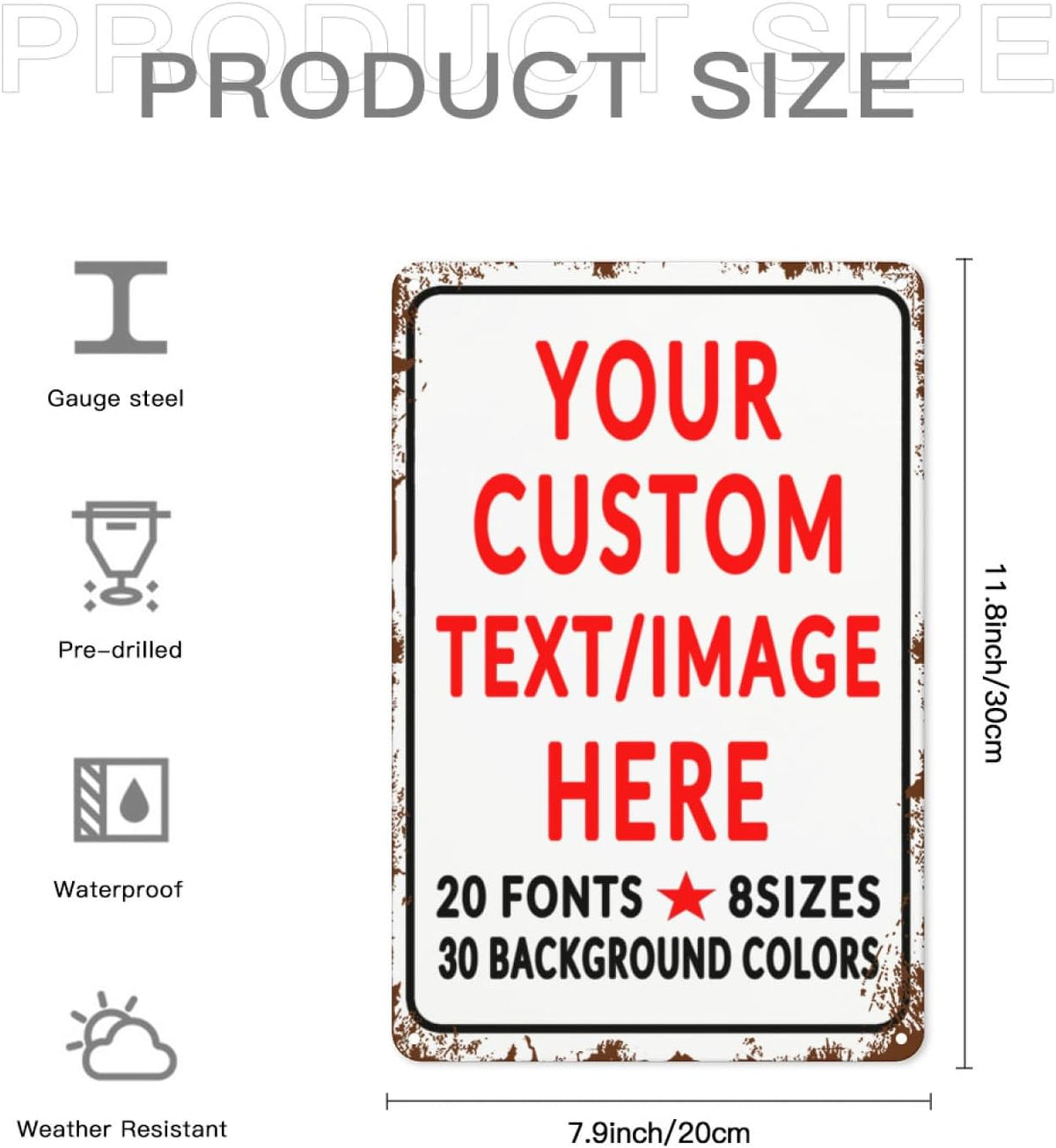 Custom Sign Personalized Custom Metal Sign, Customize For Office, Business, Workplace, Office