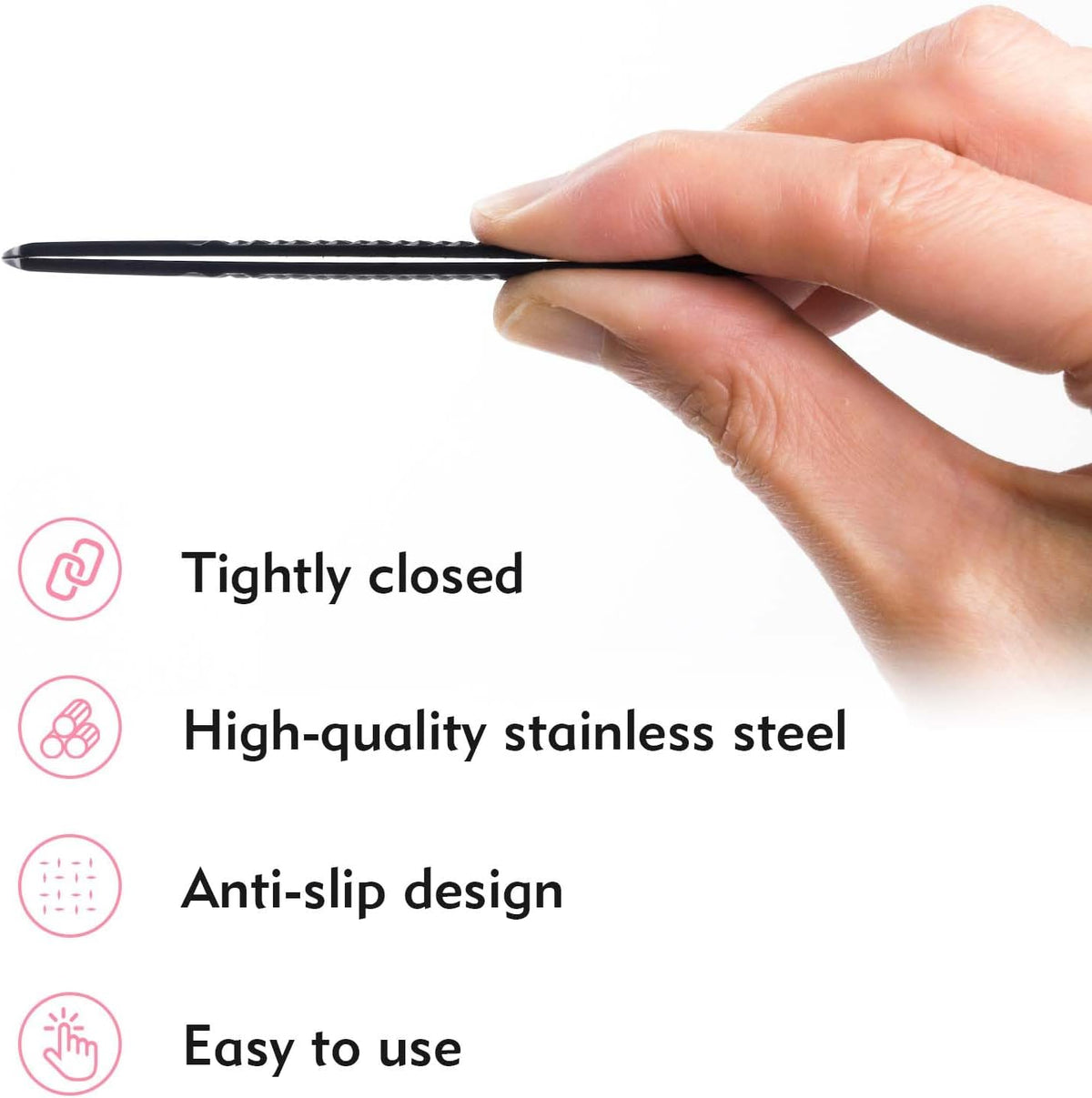 VEYES INC Lash Tweezers for Eyelash Extensions,High Precision Tweezers for Individual Classic and