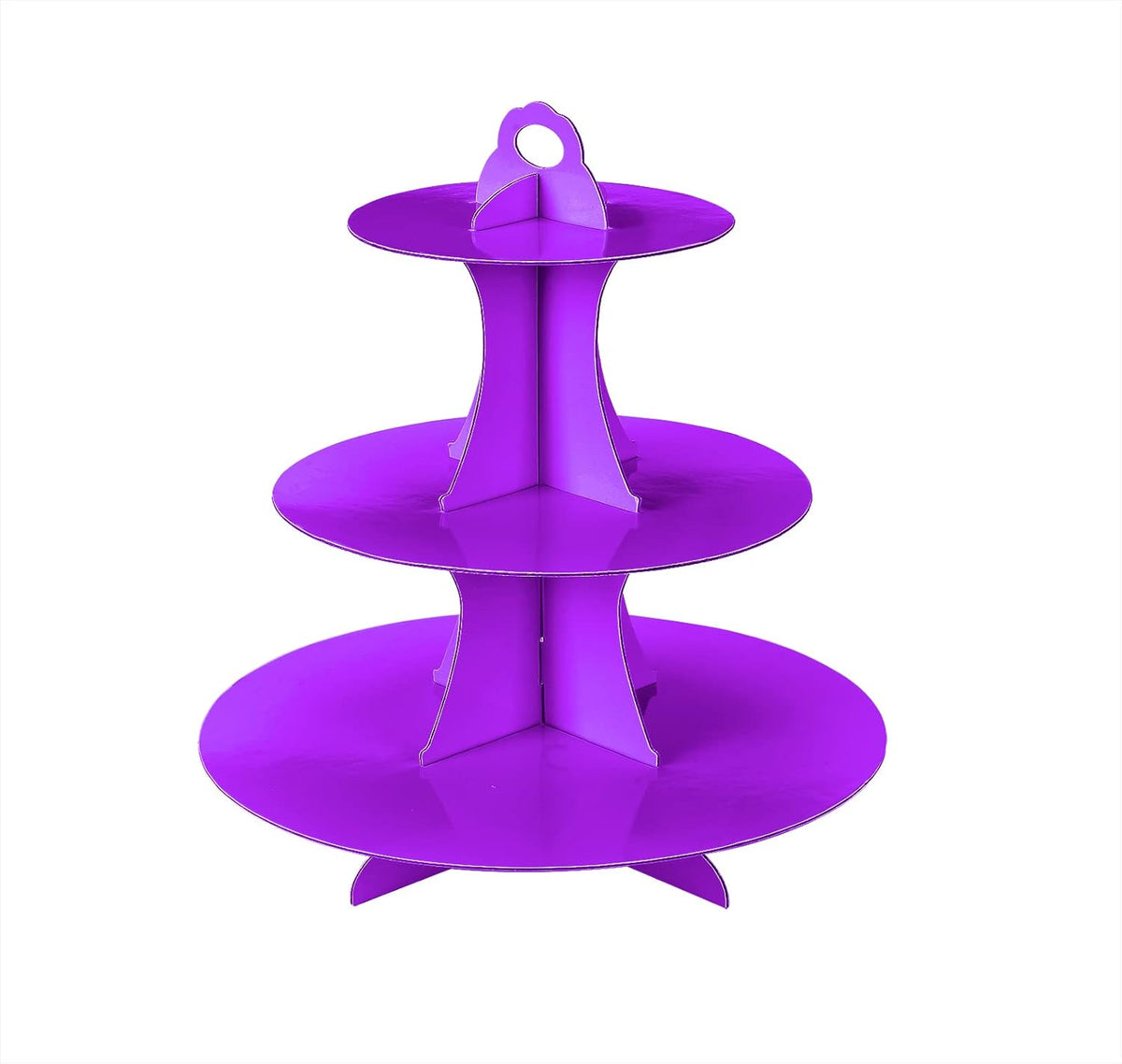 3-Tier Cupcake Stand, Cake Stand holder, Tiered DIY Cupcake Stand Tower for Dessert Table Displays