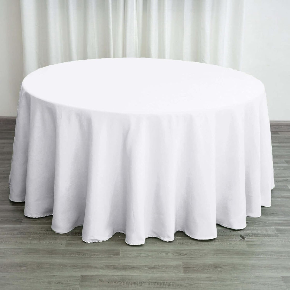 Efavormart Round Tablecloth, 120 Inch Stain & Wrinkle Resistant Washable Table Cloth, Decorative