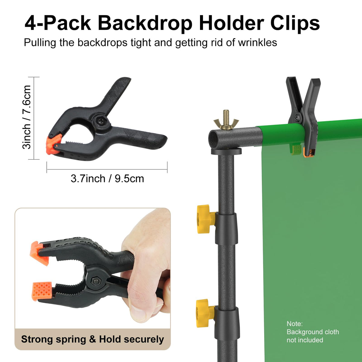 LINCO Lincostore Backdrop Stand Kit 10x6.5ft for Photography 4171