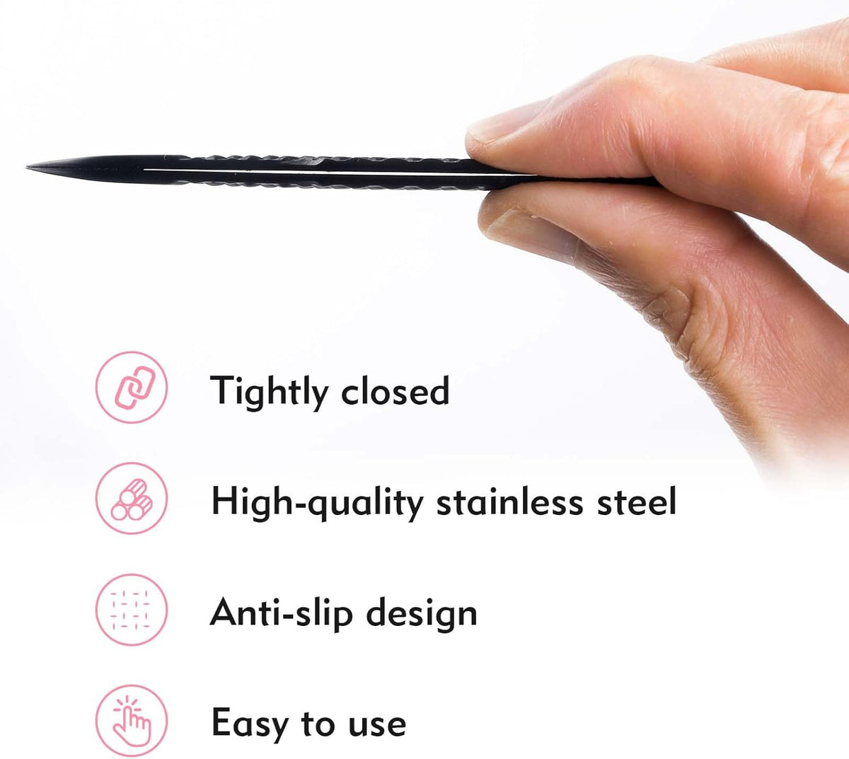 VEYES INC Lash Tweezers for Eyelash Extensions,High Precision Tweezers for Individual Classic and