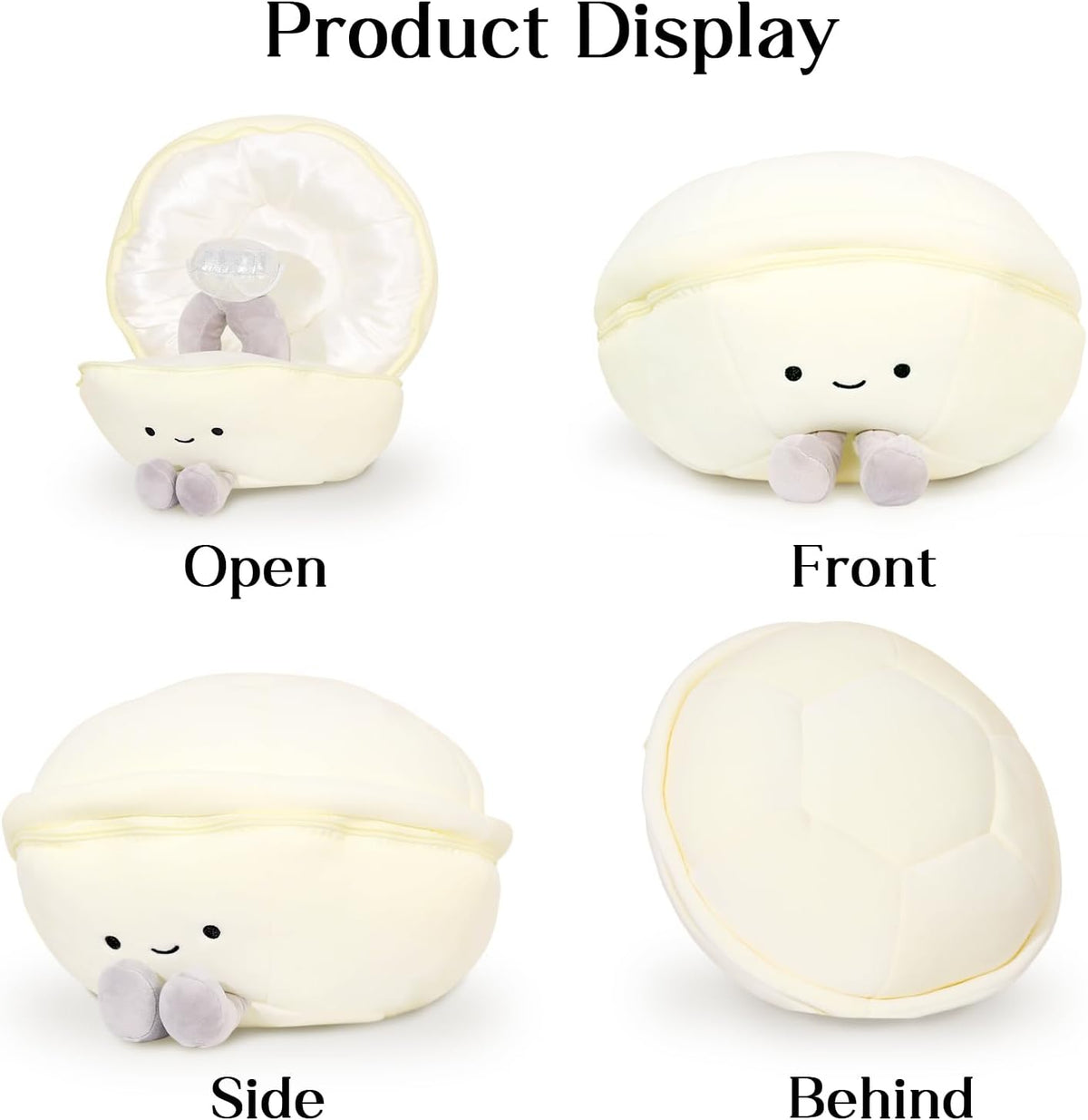 Drawelry Ring Box Plush Pillow Box Princess Diamond Ring Shell Case Throw Pillows Funny Soft