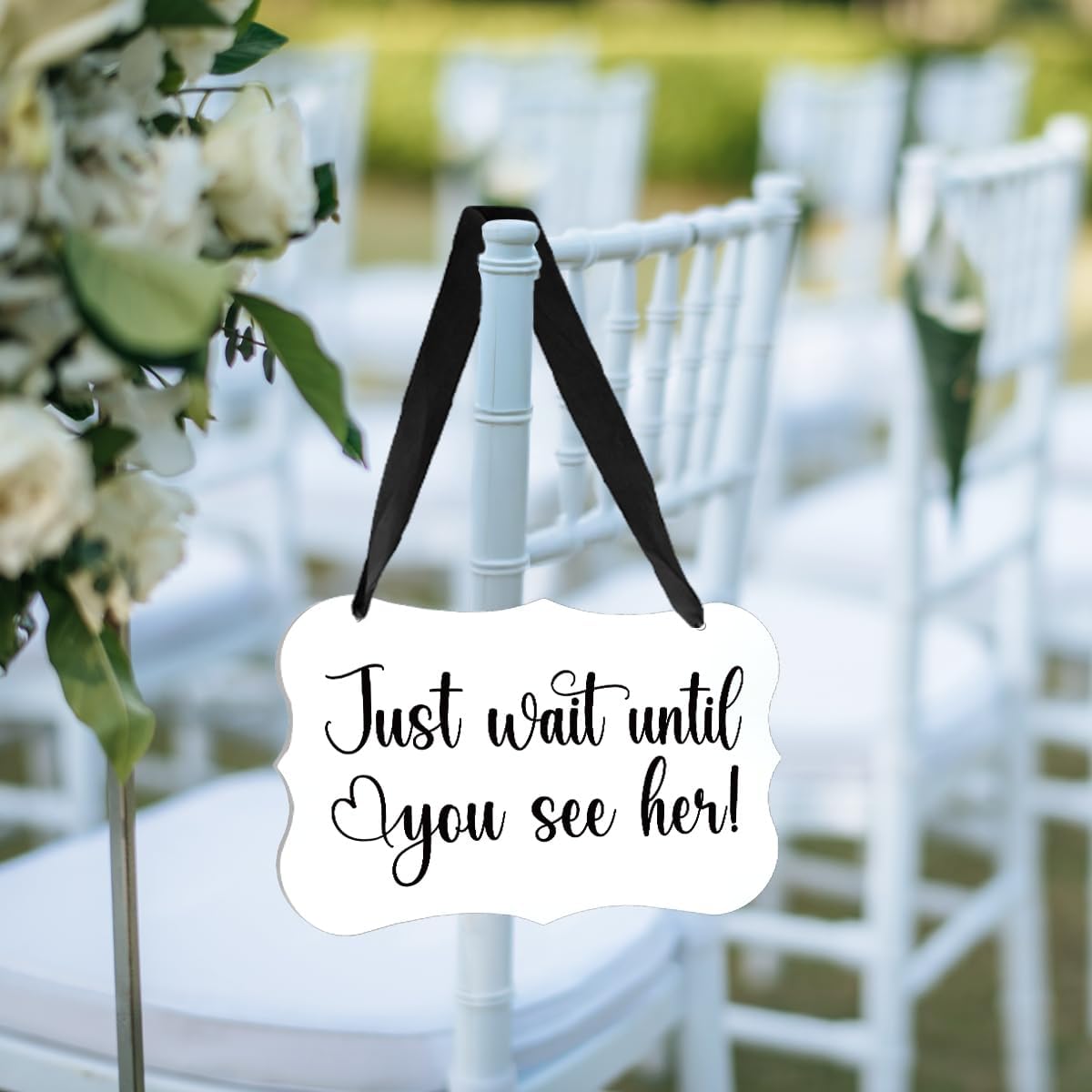 Acrylic Wedding Sign, Ring Bearer Sign, for Rustic Wedding Decor Signs, Acrylic Wall Art With