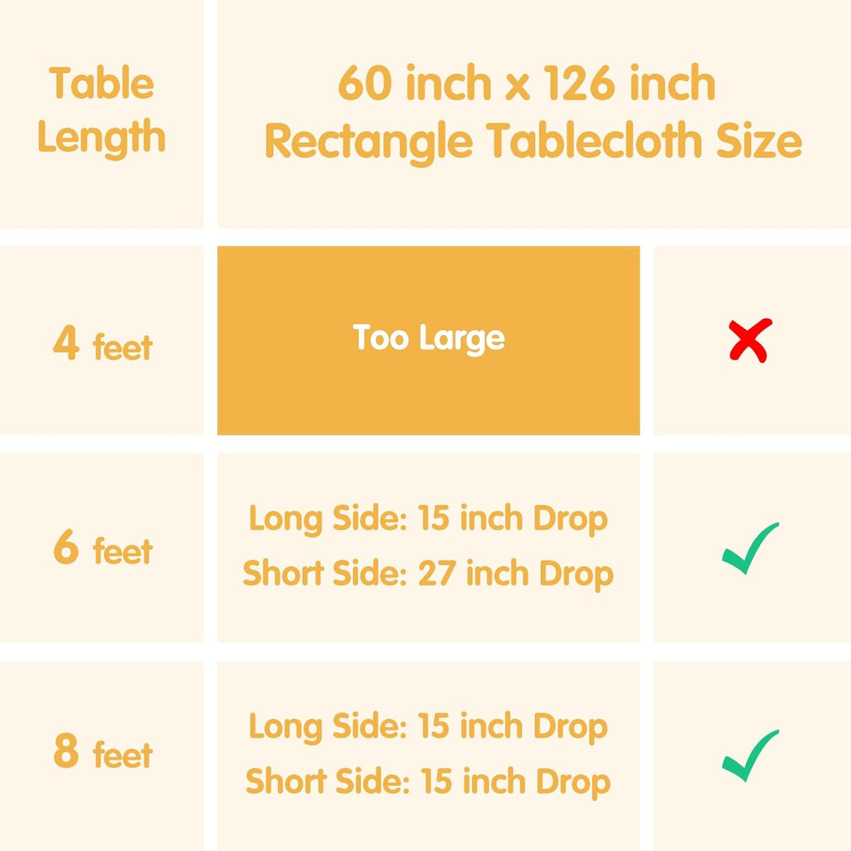 BRILLMAX 10 Pack Navy Blue Tablecloths for 8 Foot Rectangle Tables 60 x 126 Inch - 8ft Rectangular