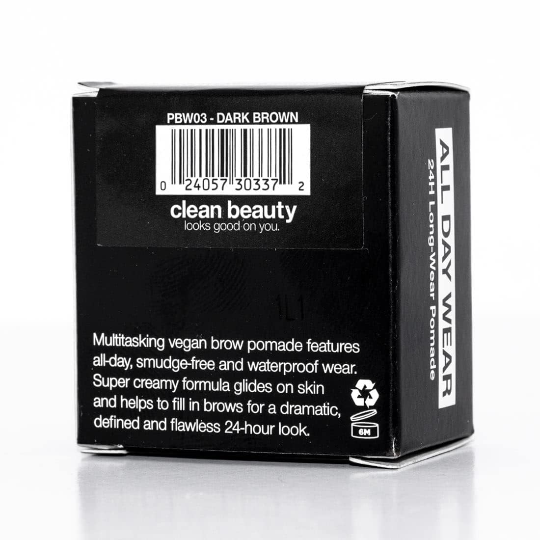 Palladio Brow Pomade Waterproof, 24 Hour Wear, Smudge Proof and Sweat Resistant Formula, Super