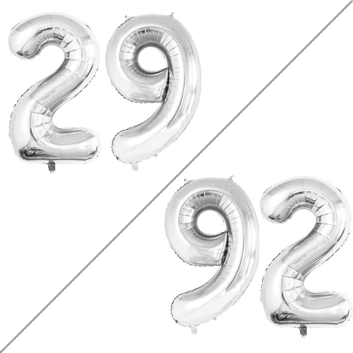 GOER Number 29 Balloons for 29th Birthday Party Decorations,42 Inch Jumbo Foil Helium 92 Balloons