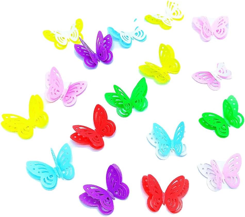Edible Flowers Edible leaves &Edible butterflies Wafer Paper Cake Cupcake Toppers for Decorating