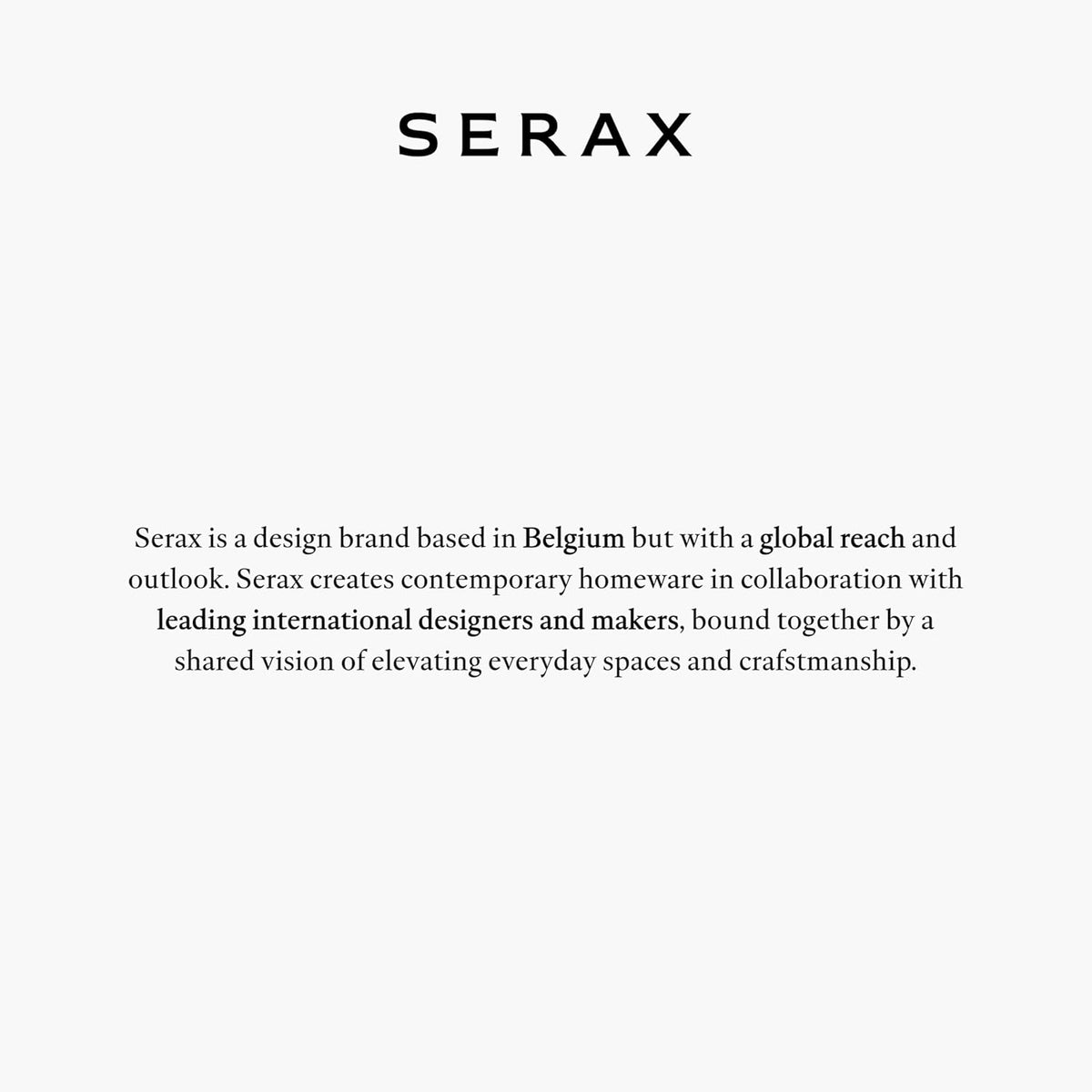 Serax Decorative Vase with Handles | Earth interior accessories by Marie Michielssen | White Paper