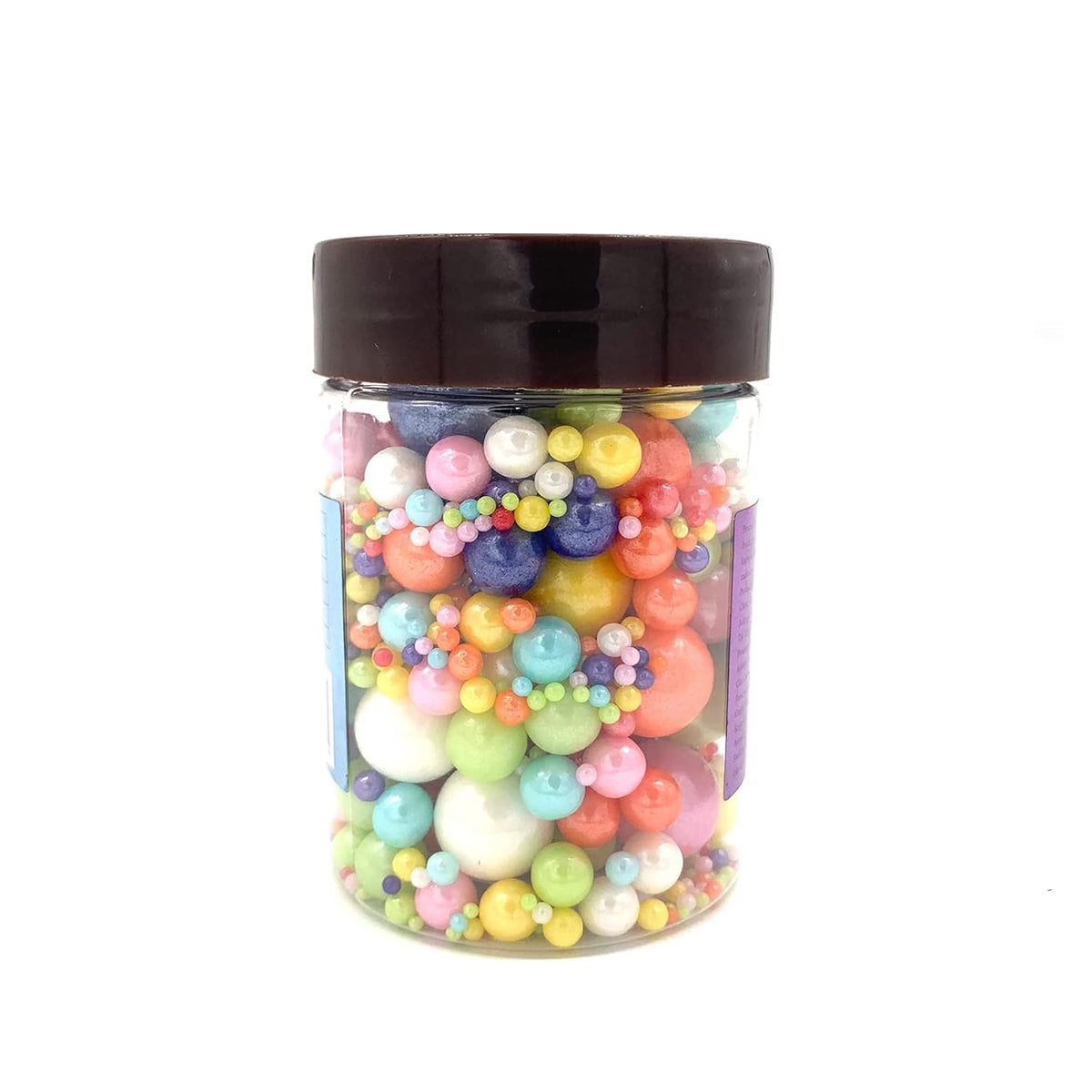 Weraru Edible Mixed Pearl Sugar Sprinkles Candy Mixing Size Baking Edible Cake Decorations Cupcake