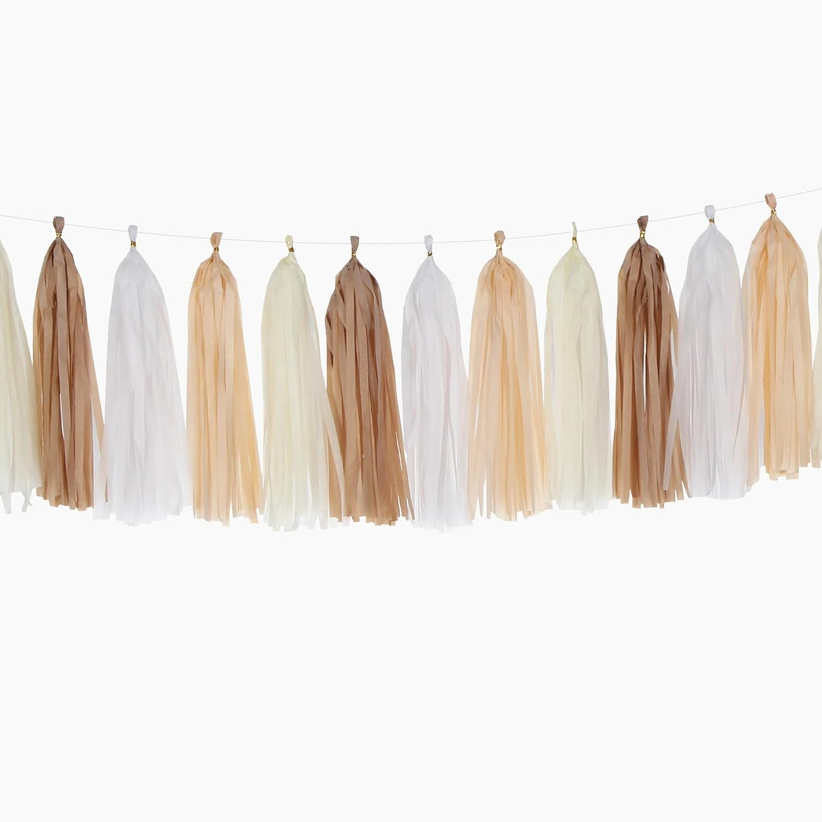 Boho Rainbow Baby-Shower Party-Decorations Tassel-Garland - 20pcs Neutral Birthday Wedding Bridal