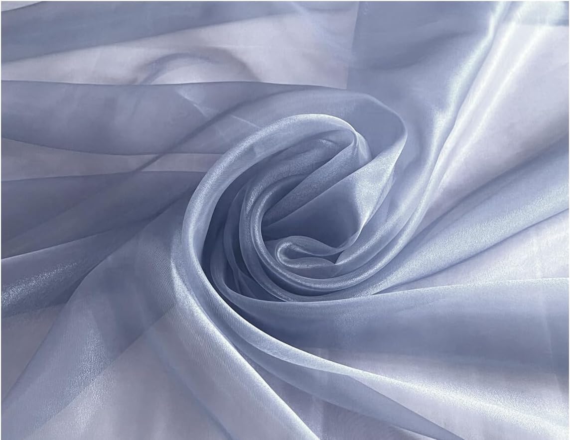 MDS Pack of 100 PCS Organza Chair Sashes Wider Dining Chair Bows Ribbon Tie Back for Wedding Party
