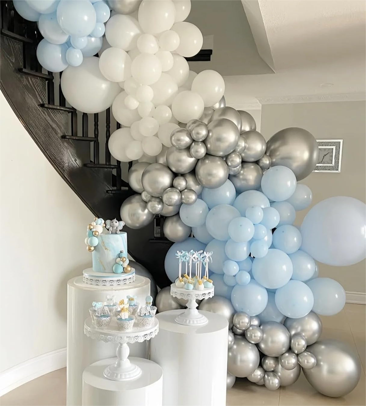 White Balloons 50pcs 12" Party Decoration Matte Latex Balloonfor Birthday Wedding Engagement