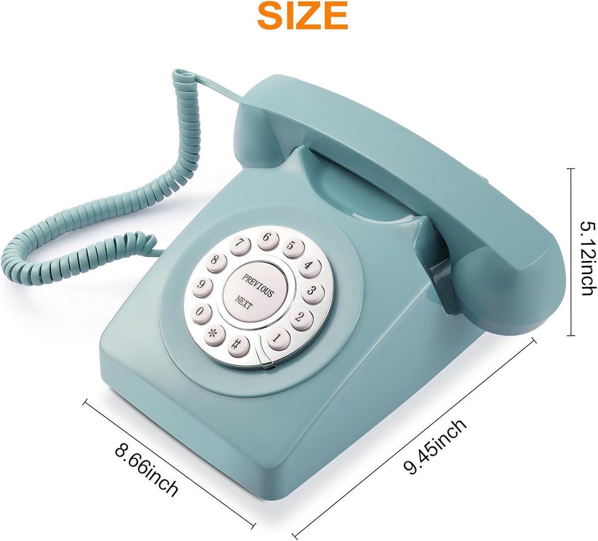 Guest Book Audio Wedding Phone,Record Voice Messages,Retro Guest Book for Wedding or Birthday Party